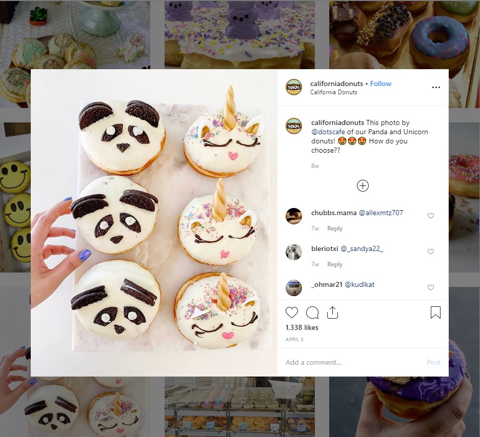 restaurant Instagram marketing: dessert captions for instagram