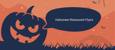 halloween restaurant flyer feature image